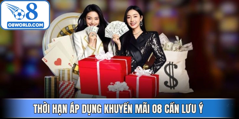 Thời hạn áp dụng chương trình Khuyến mãi O8 cần lưu ý 